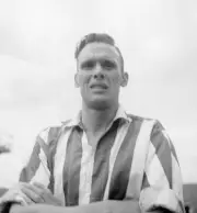 Alistair Gunn Huddersfield Town FC 1953 Soccer Historic Old Photo