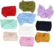 Baby Headband Soft Nylon 10Pcs Elastic Hair Band Accessories for Infs Children Birthday Parties