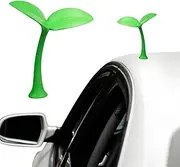 Antenna Shape Roof Ornament for Car - Carr Roof Decoration | Rooff Ornamentt ffor C'ar Motorcycle Bike Helmets | 3D Cartoon Bean Sprout Decorative Sticker | Small Sapling Tentacle Accessory (1PCS)