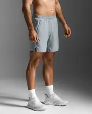 Aero 7 Inch Shorts, 2XU, XS, Weathervane/Black Reflective, Male