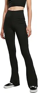 [Urban Classics] Women's Organic Stretch Jersey Bootcut Leggings Yoga Pants