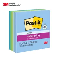 在飛比找PChome24h購物優惠-3M Post-it 利貼 狠黏 654-5SSOS紙磚