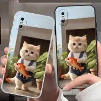 在飛比找蝦皮購物優惠-手機殼貓兼容iphone XS max 5 6 6s plu
