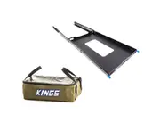 Adventure Kings Kings 100L Fridge Slide + Clear Top Canvas Bag Weather Resistant