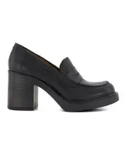 [Dune London] Govern Heeled Loafer in Black