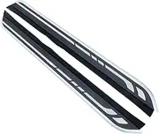 ADCCH 2PCS Aluminium Fit Compatible for Dodge Durango 2018 2019 2020 2021 2022 2023 2024 2025 Fixed Door Running Boards Side Steps Pedal Bar Foot Step Protector