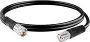 exgoofit RG8X Coaxial Cable 3FT, CB Coax Cable, UHF PL259 Male to Female Low Loss CB Antenna Cables, 50 Ohm for HAM Radio, Antenna Analyzer