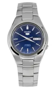 Seiko 5 Automatic SNK603 SNK603K1 Men's Day Date Blue Dial Watch Free Ship