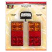 LED Autolamps Stop Tail Indicator Licence Reflector Light Twin Blister Kit