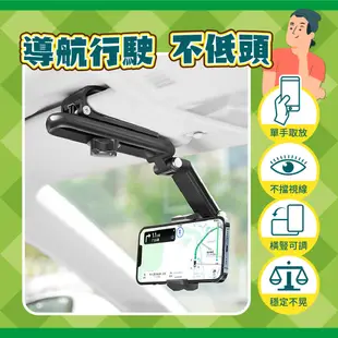 OP生活｜遮陽板支架 汽車手機支架 車用手機支架 手機架 導航手機架 手機支架 遮陽板手機架 手機配件 車架配件 車用