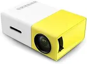 Projector with, Projector Screen, 1080P Full HD Supported Video Projector, Mini Movie Projector Compatible with TV Stick HDMI VGA USB TF AV, for Home Cinema & Outdoor Movie.