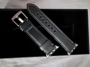 Genuine Leather Strap Apple Watch 38mm 40mm & 41mm Bullstrap Matte Ocean