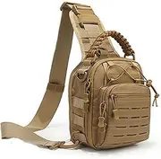 [DAWCBVJQ] 19x11x40cm Chest Pouch for Men, Mens Chest Bag, Sling Bags Mens Anti-Theft Chest Bag, Zipper Pockets Bumbags Hip Pouch Money Belt Bag for Hiking Cycling Jogging Running Traveling