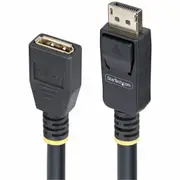 StarTech.com 10ft (3m) DisplayPort 1.4 Extension Cable, DP 1.4 Port Saver Cable, 8K 60Hz, DisplayPort Extension Adapter Cord, Male to Female - Extend