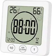 Room Indoor Temperature Backlight Screen Hygrometer, Humidity Monitor, Humidity Gauge for Bedroom, Waterproof