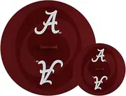 MasterPieces Game Day FanPans Pack - NCAA Alabama Crimson Tide - Team Logo Silicone Any Dish Lid Set, 2 Sizes