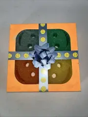 New! Set of 4 Scrub Daddy Gift Box Multi Colored SMILE Kitchen Sponges