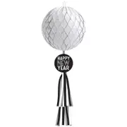 Happy New Year Hanging Honeycomb Ball Decoration