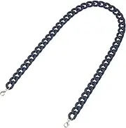 uxcell Acrylic Purse Strap, 35.4 Inch Matte Bag Chain Shoulder Purse Clutches Strap Replacement Bag Chain with Buckle for Handbag, Shoulder Bag Crossbody, Dark Blue