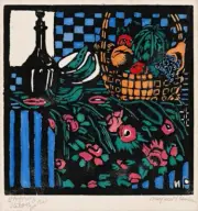 Still Life (Basket) : Margaret Preston : 1925 : Art Print