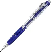 Pentel Twist-Erase CLICK Mechanical Pencil (0.5mm) Transparent Blue Barrel, Box of 12 (PD275TC)