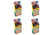 4x 24pc Crayola Silly Scents Smash Ups Mini Twistables Crayons Art Kids 3y+