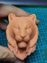 1:6 Scar Tiger Animal Head Sculpt Model Fit 12inch Male Action Figure Body Toys