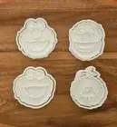 Sesame Street Cookie Cutter With Embosser Stamps Set - Elmo - Big Bird