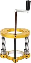 Metal System Kit for Router Table, Saw Insert Base Plate Woodworking Router Table Insert Plate Base with Handle, Router Table Lift System Fits Diameter 65mm