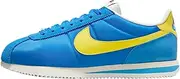 [Nike] Men's Cortez Textile Sneaker, Lt Photo Blue Lightening Sail Muslin, 6 US