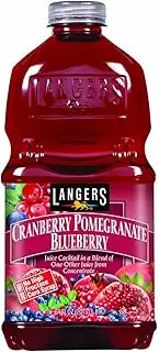 Langers Juice Cocktail, Cranberry Pomegranate Blueberry, 64 Fl Oz (Pack of 8)