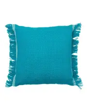 [Logan and Mason] Piper Cushion in Teal
