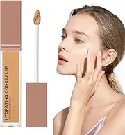 Gihioue Face Make Up Foundation - 3.5ml Brightening Liquid Concealer Makeup - Full Coverage Sweat-Proof Cosmetics Foundation for School Traveling Business Trip Home