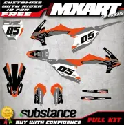 Custom graphics for KTM 65 2016 - 2023 models Titan style sticker kit decals