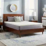 NEW! COOL SCULPTED ULTIMATE MAX COMFORT MEMORY FOAM GEL 3" BED MATTRESS TOPPER