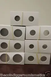 300 BCW Assorted Coin Holder 2x2 Cardboard Flip Mylar Storage for 7 Size Coins
