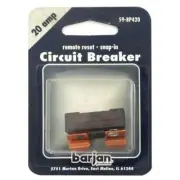 Barjan 059BP420 12V 20A Glass Type Circuit Breaker