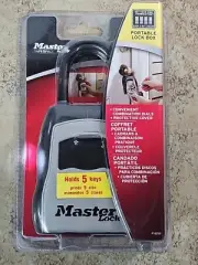 master lock key box 5400D, Key Safe w/ Combination Lock, 5 Keys Capacity