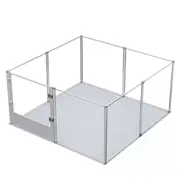 Fin Xxl-Large Dog Playpen Heavy Duty Whelping Box Fence Cage Removable Washable Mat