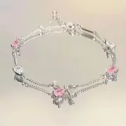 Faux Cat Eye Stone Bead Bracelet (Various Designs) 6126602 - Silver - One Size