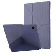 For Samsung Galaxy Tab A9 Case Pu Leather+Silicone Cover With Origami Stand