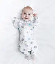 [Swaddle Up™ Transition Suit] White •Cotton