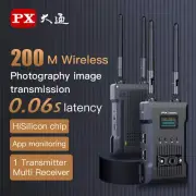 PX JM300 Pro 200m HDMI Wireless Video Transmission System Transmitter Receiver