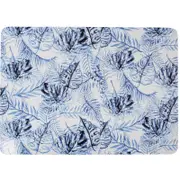 4pc LVD Placemat Home/Kitchenware Trivet 30cm - Blue Leaf Tropics