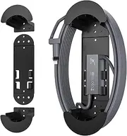 2 in 1 Starlink Ethernet Cable Caddy & Starlink Ethernet Adapter Holder, Starlink Mounting Kit ABS Stability Starlink Cable Management for 150Ft Star Link Ethernet Cable and Ethernet Adapter