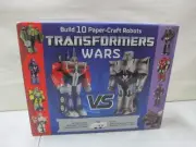 2013 Transformers Wars Optimus Prime vs. Megatron Paper Craft Robots