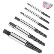 6Pcs Damaged Screw Extractor Set Chrome Vanadium Steel Damaged Bolt Screw