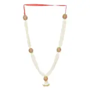 Moti Mala (Length -56 cm) Mala Haar for God Idol, Photos, Home & Temple Decorat