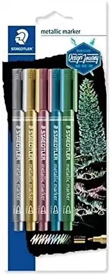 Metallic Marker, Assorted Colours (Card of 5)
