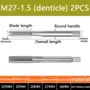 A pair M27-1.5 Hand tap set tap machine suitable for die steel aluminum